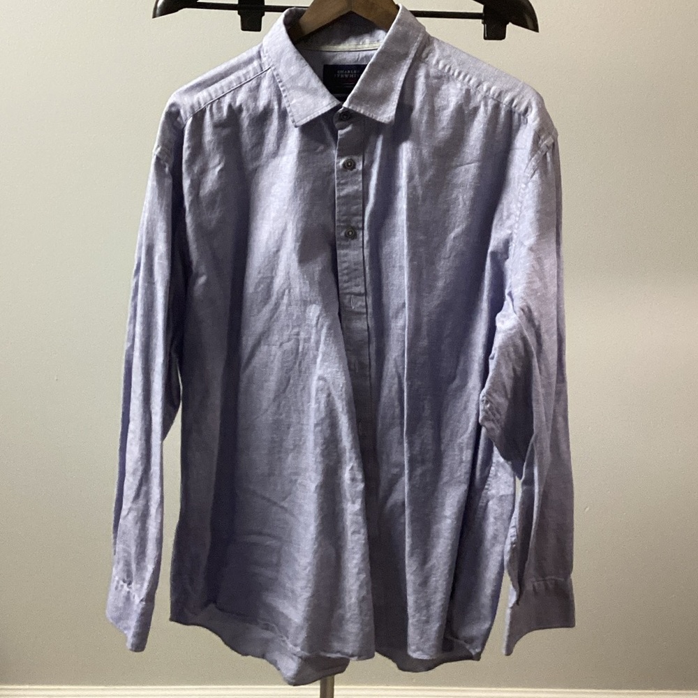 Charles Tyrwhitt Sky Blue Button-Down Shirt